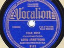 LOUIS ARMSTRONG 1930 masterpiece STAR DUST take 4 fine master pressing of OKEH