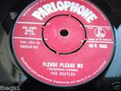 BEATLES PLEASE PLEASE ME UK 1st ISSUE PARLOPHONE  RED LABEL  EX VINYL