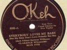 OKEH 8181 CLARENCE WILLIAMS BLUE 5 Buster Bailey &  Louis Armstrong 1924