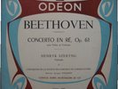  SZERYNG JACQUES THIBAUD BEETHOVEN ODEON ODX 109