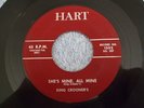 KING CROONERS HART 1002 SHE'S MINE ALL MINE LONELY NIGHTS  DOOWOP VG+