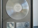 Barbra Streisand Platinum Record WET- To Sandy Farina-Wrote Kiss Me in The Rain