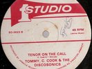 12 INCH / TOMMY C. COOK & THE DISCOSONICS / TENOR ON THE CALL / STUDIO 1 / HEAR