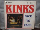 THE KINKS: FACE TO FACE RARE PSYCH PLASTIC COVER MONO LP VENEZUELA