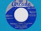 45 RPM Rusty Wellington ARCADE 116 Dog-Gone It Baby I'm In Love  BOPPER