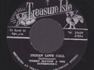 TOMMY McCOOK on TREASURE ISLE indian love call / let me go SOUL 45