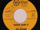 MISSION: Calmilly / Gailing Made It (rare rock & pop vinyl 45)