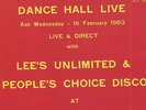 arrival LP:LEES UNLIMITED & PEOPLES CHOICE-dance hall live  (hear)