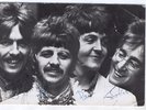 BEATLES. FOTOGRAFIA CON AUTOGRAFI ANNI '60. ORIGINALI. SIGNED AUTOGRAPHS