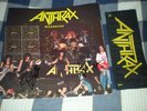 ANTHRAX-MADHOUSE EP  MISSPRESS AUTOGRAPHED W/ PATCH METALLICA
