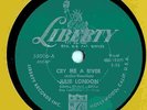 JULIE LONDON' (78) ''CRY ME A RIVER'' ''LIBERTY RECORDS''  (NM)
