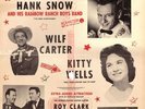Rare Rockabilly Country Concert Poster Kitty Wells Hank Snow Roy Clark record