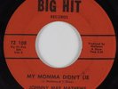 Funk 45 JOHNNY MAE MATHEWS My Momma Didn't Lie BIG HIT HEAR