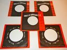 Vtg 1960's VJ Vee-Jay RECORDS 45 rpm RECORD SLEEVES x 5 Beatles Era ORIG Soul
