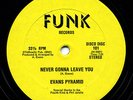 NEVER GONNA LEAVE YOU / THE DIP DROP Evans Pyramid FUNK house disco soul