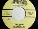 TINY GRIMES & HIS ROCKING HIGHLANDERS Ho-Ho-Ho/Pert Skirt 1950s GOTHAM 7-319 VG+