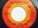 Rare Mod Psych Freakbeat 45 FIRE AND ICE The Music Man on Capitol