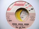 NORTHERN SOUL RAY AND DAVE WRONG WRONG WRONG MICA DEMO