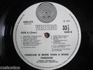 FREEDOM is more than a word ORIGINAL VERTIGO UK SWIRL NICE COPY