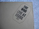 THE WHO LIVE AT LEEDS UK TRACK EARLIEST FIRST PRESS BLACK STAMP & ALL 12 INSERTS