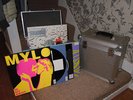 Vinyl Dance Records With Flight Cases