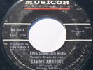 Northern Soul 45 - SAMMY AMBROSE - This Diamond Ring - MUSICOR