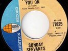 SUNDAY SERVANTS (M-)  Mod GARAGE ORGAN FUZZ 45-  Puttin You On - J.J. CALE HEAR