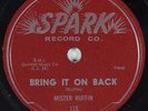 Hear R&B Jump 78 MISTER RUFFIN Bring It On Back SPARK 115