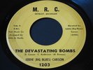 Eddie (Big Blues) Carson   Devastating Bombs   MRC   Detroit blues 45 HEAR