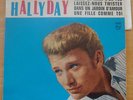 JOHNNY HALLYDAY - LETTRAGE DECALE RARE EP 45T PHILIPS 432.780 avec LANGUETTE
