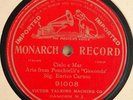 red seal Victor Monarch Record 81026, 91008 - Enrico Caruso - opera 78rpm