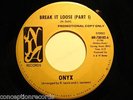 Rare Funk Northern Soul 45 Onyx Break It Loose Mint OG Listen