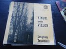 Klaus Kinski - Spricht Villon