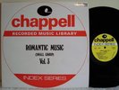 Chappell LIBRARY Romantic Music Vol. 3 LP Jacky Giordano Jazz Funk INDEX RARE