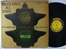 MILES DAVIS ALL STARS Walkin' LP on Prestige DG mono