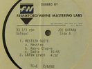 JOE BATAAN AND HIS MESTIZO BAND LP ACETATE SALSOUL RARE