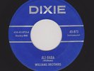 STARDAY Custom Rockabilly Instro/Vocal WILLIAMS BROS Ali Baba DIXIE HEAR Both