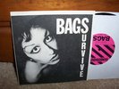 BAGS Survive 7 45 ORIGINAL LA PUNK kbd RHINO 39 GERMS BLACK FLAG DANGERHOUSE X