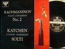 RACHMANINOV: PIANO CONCERTO No.2: KATCHEN/SOLTI/LSO: DECCA SXL 2076 WBg ED1 B/B