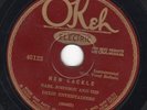 Okeh 45123 Earl Johnson Dixie Entertainers HEN CACKLE E- 1926