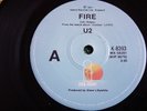 U2 'Fire' UK 80s Aussie Island 45