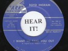 ROCKABILLY 45 Boyd Ingram/The Casinos-Ark 293-RITE PRESS-I Want to Take You Out