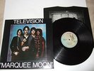 TELEVISION - MARQUEE MOON UK LP 1ST PRESS EX PLUS.