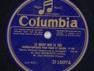 225. Le Boeuf Sur Le Toit (Milhaud) - Rene Benedetti, violin - Columbia D15074/5