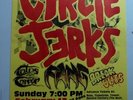 CIRCLE JERKS FANG TALES OF TERROR BREAK OUTS 11x17 Punk Flyer rock poster 80s