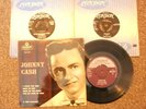JOHNNY CASH; (3) VERY EARLY LONDON LABEL SINGLES & EP, ALL NM