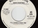 DEAN COURTNEY - RCA 47-9049- I'll Always Need You / Tammy - NORTHERN SOUL DJ VG+