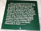 Joan Baez: Special Radio Airplay   [Unplayed]