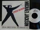 MICHAEL JACKSON Speed demon PROMO Limited edition Pochette FRANCE PRO548