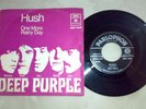 45 DEEP PURPLE hush/one more rainy day 1968 original italy print (excell.condit.